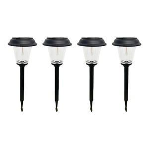 Better Homes & Gardens Elijah Solar Pathway Lights, 4-Pack