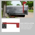 TUIBELYN Universal Mailbox Flag Replacement Kit No Tools Needed