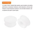 thumbnail image 4 of Uxcell Silicone Snap in Locking Hole Plugs Seal Cover Panel Round 16mm White 6Pcs, 4 of 7