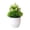 White, variant on Mini Potted Pineapple Succulent Lifelike Greenery Desk Housewarming Table Decor