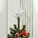 thumbnail image 5 of Mini estrella disco para árbol de Navidad, adorno para copa de árbol de Navidad, adorno navideño o decoración del hogar, color plateado, 15 cm, 5 of 6