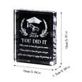 thumbnail image 3 of Inspirational Gift For New Graduates Beam Carved Acrylic Tabletop Decoration Gift Graduation Souvenir, 3 of 6