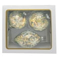 thumbnail image 5 of Kurt Adler 90MM Glass Iridescent Snowflake Ball, Finial, and Onion 3-Piece Ornament Set, 5 of 5
