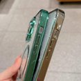 thumbnail image 6 of Compatible with iPhone 12 Pro Max Magnetic Gardient Glitter Case, Plating Bling Cute Case with MagSafe for Women Girls Full Camera Protector Back Cover for iPhone 12 Pro Max 6.7'' Green, 6 of 14
