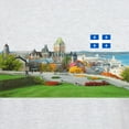 thumbnail image 3 of CafePress - Old Quebec Pano With One Flag Light T Shirt - Men's Classic Graphic T-Shirt, 3 of 4