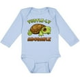 thumbnail image 3 of Inktastic Turtle-ly Adorable Cute Turtle Boys or Girls Long Sleeve Baby Bodysuit, 3 of 5