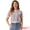 Pink, variant on Women's Short Sleeve Tweed Jacket Crew Neck Button Front Cropped Cardigan M Pink