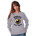 thumbnail image 3 of Spread Unity Not Hate Social Justice Sweatshirt for Men or Women Brisco Brands S, 3 of 6