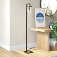 thumbnail image 6 of Henn&Hart 10" Blackened Bronze Metal/Glass Floor Lamp, 6 of 8