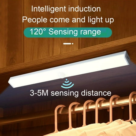 

Baiwo Cabinet Light Motion Sensor Under Counter Lighting Aluminium Magnetic Suction LED Drawer Lamp for Home