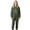 Army Green, variant on Weebloom Christmas Kids Hooded Onesie Pajamas Flannel Cozy Snowflake Print Jumpsuit Romper Winter Holiday Outfit Soft Pjs Loungewear For Boys Girls Army Green 9-10 Years