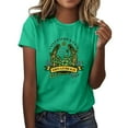 thumbnail image 1 of YDLCAFD T-Shirts Col en V pour Femmes Packs Mode Décontractée Imprimé Col Rond Manches Courtes Pull T-Shirt, 1 of 4