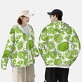 thumbnail image 4 of Balery Green Various Lemons Sudadera ligera de manga larga con capucha y protección solar UPF 50+ para hombre y mujer, ideal para pesca y running-3X-Large, 4 of 7