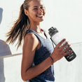 thumbnail image 3 of Erty Water Bottles with Times To Drink 1L Gradient Drinking Cups Frosted Sports Water Bottle with Time Scales for Fitness Gym & Outdoor Exercise classical, 3 of 7