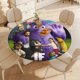thumbnail image 4 of IF de John Krasinski-theme Fitted Round Tablecloths Elastic Edged Table Covers Waterproof Table Cloth for Kitchen Holiday Party Tables Decor 120cm, 4 of 6