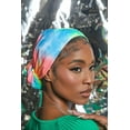 thumbnail image 2 of KISS Colors & Care Satin Hair Wrap Scarf 60" Extra Long, Tie Dye, 2 of 8