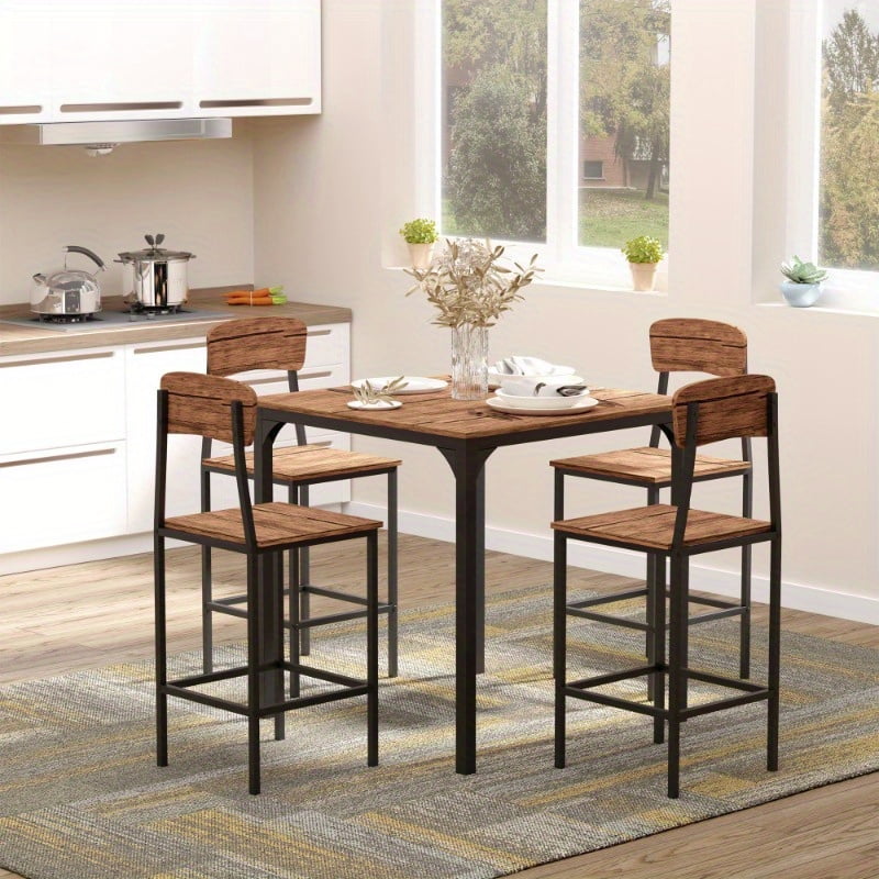 ★ Private Bar Counter Set Amazon.com: Sophia & William Black Bar Stools Set of 2