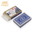 thumbnail image 4 of Versión de la práctica de póquer mágico de cerca con cartas 400magic magic props rojo y azul de póquer de cartas anchas, 4 of 4