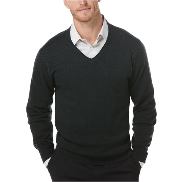 Suéter de punto Perry Ellis Verde Mediano Pull-over