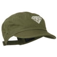 thumbnail image 5 of Diamond Embroidered Enzyme Army Cap - Olive OSFM, 5 of 5