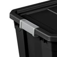 thumbnail image 2 of Sterilite Tote Stacker Black 27GA 14889004, 2 of 8