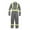 Light Gray, variant on Safety Hi Vis Coverall with Leg Zipper – 100% Cotton, 7 oz (Medium, Light Grey)