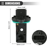 Unique Bargains Air Flow Sensor Meter for Chevrolet Cruze Plastic 1.6L 2017-2019 12671624 Black