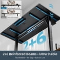 thumbnail image 5 of BrooveWave Electric Standing Desk Adjustable, 60''x30" Sit Stand Desk with Flip-Top Cable Management for Home Office, 5 of 10