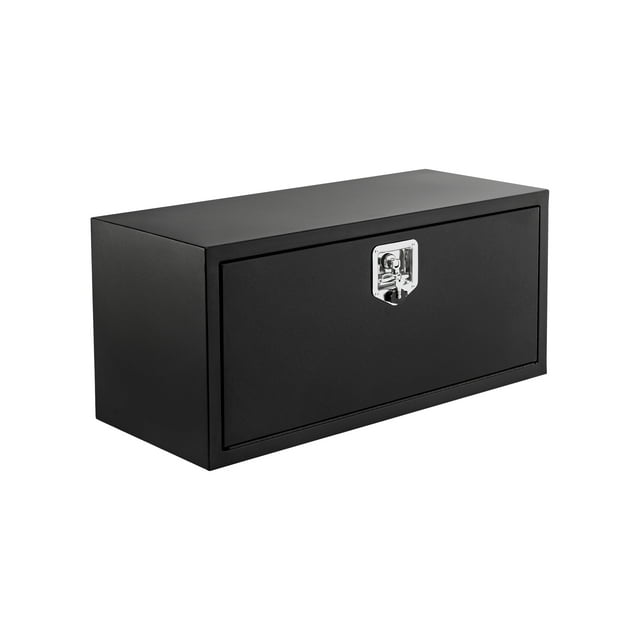Yeshouse Caja de herramientas de acero resistente para camión con cerradura, almacenamiento impermeable y de perfil bajo, ideal para organizar herramientas en camiones, RV o remolques