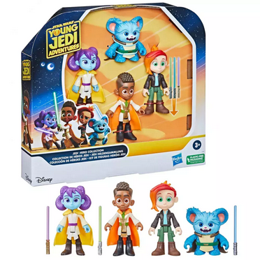 Star Wars Collectible kids Jedi Action Figure Sets, 4"H, 4 Count