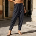thumbnail image 7 of Sevevn Women’s High-Waisted Ankle-Length Tapered Pants Versatile Casual & Work Trousers with Side Pockets, 7 of 7