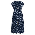 thumbnail image 5 of LilyLLL Womens Plus Size Summer Sundress Retro Polka Dot Maxi Long Dress, 5 of 5