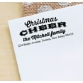 thumbnail image 3 of Printtoo Personalized Blue Self Inking Cheer Custom Christmas Rubber Stamper-68 x 30 mm, 3 of 6