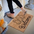 thumbnail image 4 of GUANGHONG Easter Line Bunny Floor Mat Velvet Happy Easter Velvet Bunny Welcome Floor Mat Holiday Floor Mat Fuzzy Abstract Area Rugs for Bedroom Living Room, 4 of 6