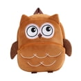 thumbnail image 1 of Mochila para niños de gran capacidad, ligera, con diseño de dibujos animados búho, 1 of 9