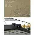 thumbnail image 4 of 10'x10' Pop Up Canopy Tent, Instant Canopies Portable Gazebo with 1 Removable Sidewall, 4 Stakes, 4 Ropes for Outdoor Events, Patio, Party, Camping, Khaki, 4 of 5