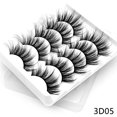 thumbnail image 1 of GROINNEYA-3D False Mink Lashes Fluffy Soft Slim Volume Natural Long False Lashes Maquillaje reutilizable 5 pares 10 pares hola suerte unisex, 1 of 2