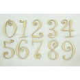 thumbnail image 2 of 1 Pc, 6 Inch X 1/4 Inch Wood Numbers 2 In The Curlz Font Great For Craft Project & Different Decor, 2 of 3