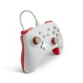 thumbnail image 3 of Manette câblée améliorée PowerA pour Nintendo Switch, Mario Blanche, 3 of 8