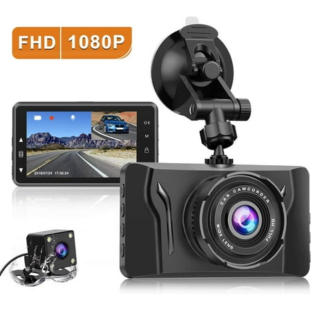CHORTAU Dash Cam Front and Rear FHD 1080P Car Camera Recorder 2020 New ...