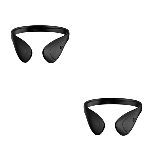 Seitruly Máquina eléctrica de masaje de estiramiento facial V, levantamiento de contorno, ajuste, belleza facial Negro 2piezas