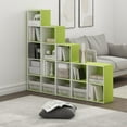 thumbnail image 5 of Furinno Pasir 2-Tier Open Shelf Bookcase, Green/White, 5 of 5