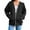 Black, variant on Womens Clothing Women's Solid Color Sweatshirt Trendy Women's Hoodies And Sweatshirts Stylish Solid Zip Up Jacket For Everyday Wear Long Sleeve Coat