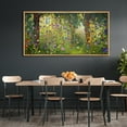 thumbnail image 3 of IDEA4WALL Extra Large Framed Canvas Print Wall Art Enchanted Garden Colorful Flower Field Vintage Inspired Antique Retro Fine Art Watercolor Decorative Relax/Calm for Rooms Decor - 60"x30", 3 of 5