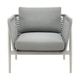 thumbnail image 2 of Rhodes Outdoor Patio Armchair in Aluminum, 2 of 8