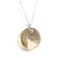 thumbnail image 2 of Juego de aretes y cadena ZVEZDA con dije corte Xilion plata mexicana ley .925 topacio, 2 of 5