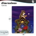 thumbnail image 4 of Stupell Industries Eclectic Nighttime Snack Squirrel Canvas Art, 16 x 20, by Gina Matarazzo, 4 of 8
