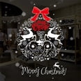 thumbnail image 1 of Pegatinas de Feliz Navidad para ventana, calcomanías de alce, adornos navideños para el hogar, Feliz Año Nuevo 2023, 2024, 1 of 3