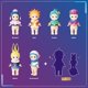 thumbnail image 4 of Sonny Anl Space Advture Space Series Toy Toys Cute Anime Action Figure Ornamts Figurines Chriss Gift Toys, 4 of 6