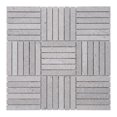 thumbnail image 1 of Modket TDH530NS Cinderella Gray Marble Stone Basketweave Parquet Mosaic Tile Kitchen Backsplash, 1 of 5